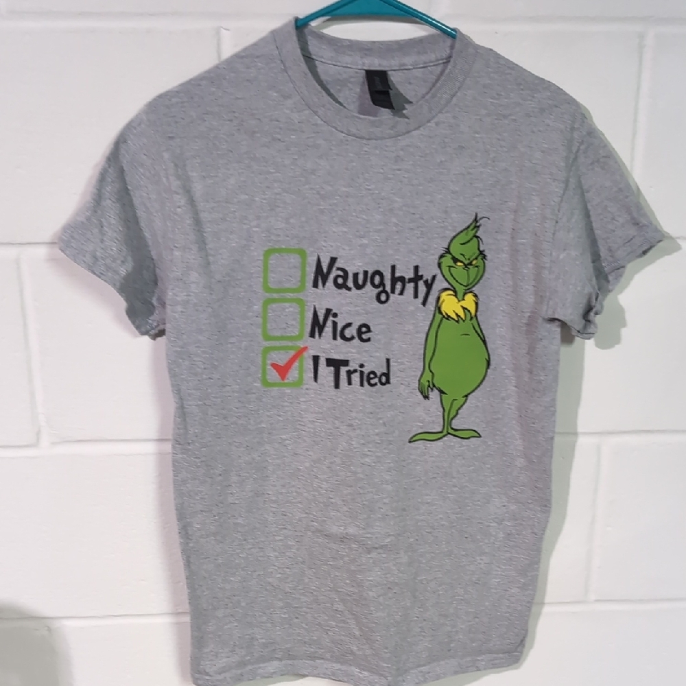 Grinch Christmas Short Sleeve Top